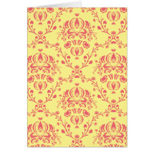 Butter and Cranberry Damask