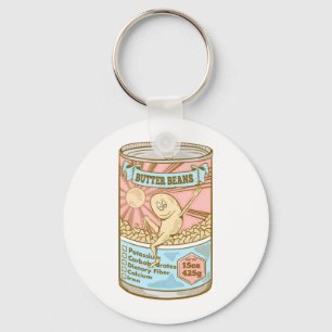 BUTTER BEANS Lima Beans Keychain