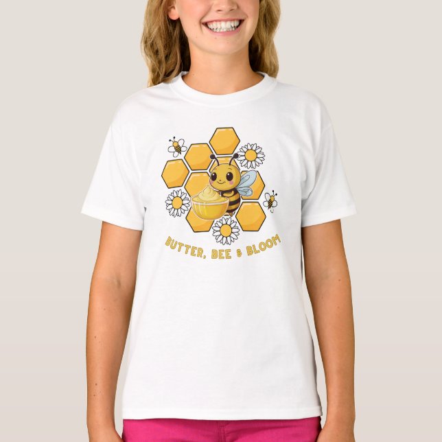 Butter, Bee and Bloom T-Shirt (Front)