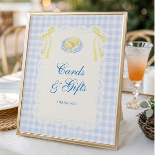 Butter Bridal Shower Cards and Gifts Poster