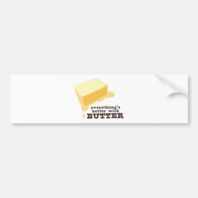 Butter Bumper Sticker (Front)