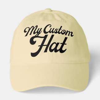 BUTTER Custom Baseball Cap Blank (Dad Cap)