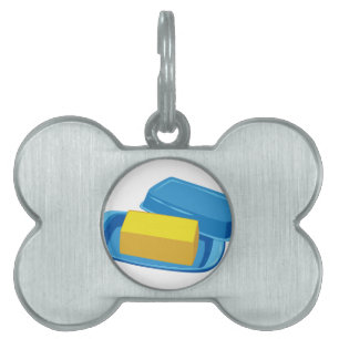 Butter Dish Pet ID Tag