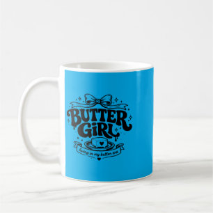 Butter Girl Living In Butter Era Retro Coquette Coffee Mug