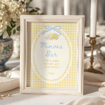 Butter Half Yellow Gingham Mimosa Bar
