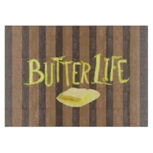 Butter Life Brown Stripes BG Cutting Board