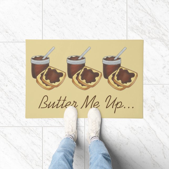 Butter Me Up Funny Pennsylvania Dutch Apple Butter Doormat (Indoor)