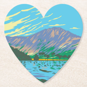 Butter mere Lake Paper Coaster