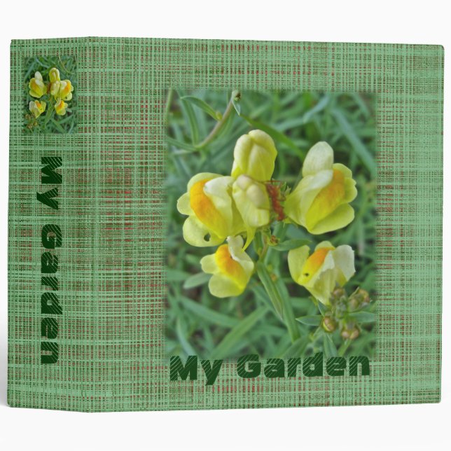 Butter 'n Eggs Wildflower Binder (Front/Spine)