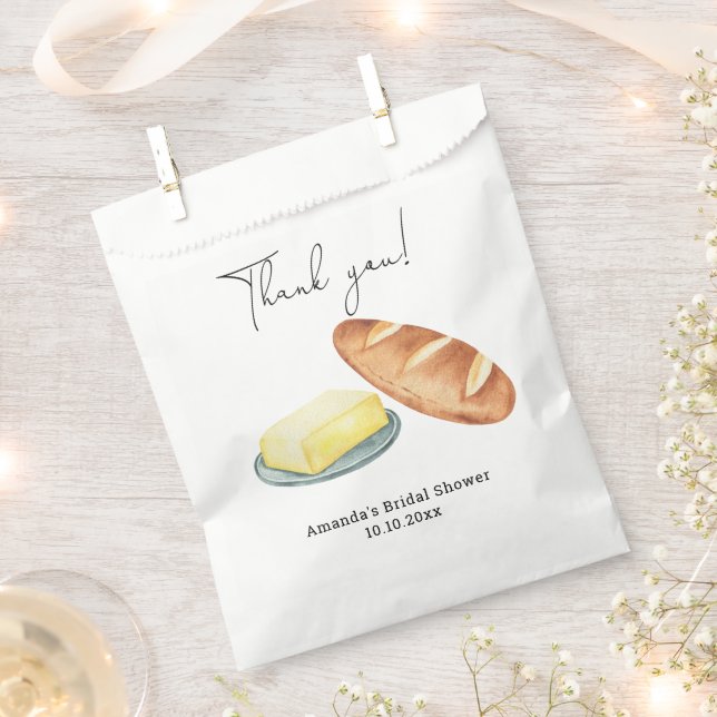 Butter Together Bridal Shower  Favour Bag (Clipped)