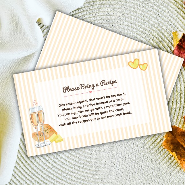 Butter Together, Please Bring a Recipe  Enclosure Card (Creator Uploaded)