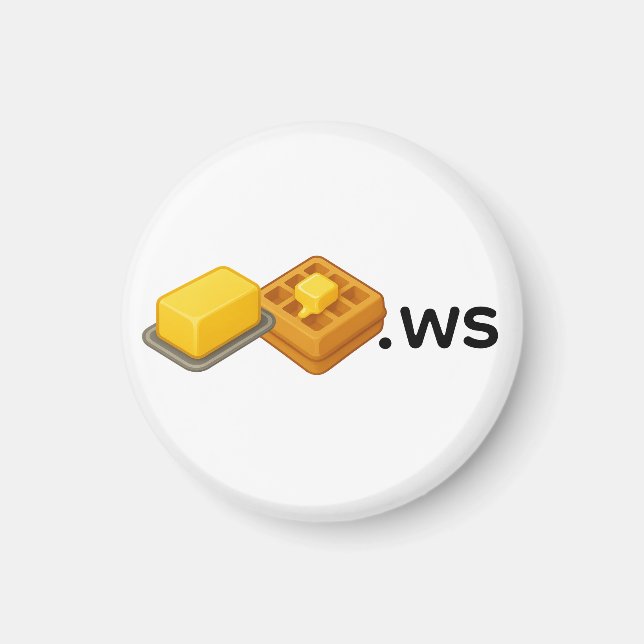 Butter Waffle Magnet (Front)