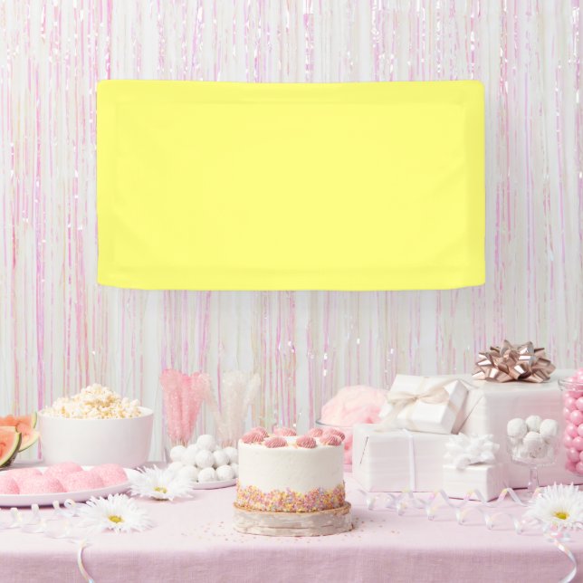 Butter Yellow Banner (Party)