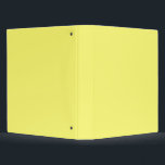 Butter Yellow Binder<br><div class="desc">Known for its warm tone,  buttery shades of yellow add instant cheer and a sense of comfort to any space,  while easily complementing other hues. An inviting neutral that sits between pale yellow and creamy off-white,  it can be used in both traditional and modern designs.</div>