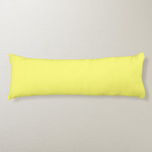 Butter Yellow Body Pillow