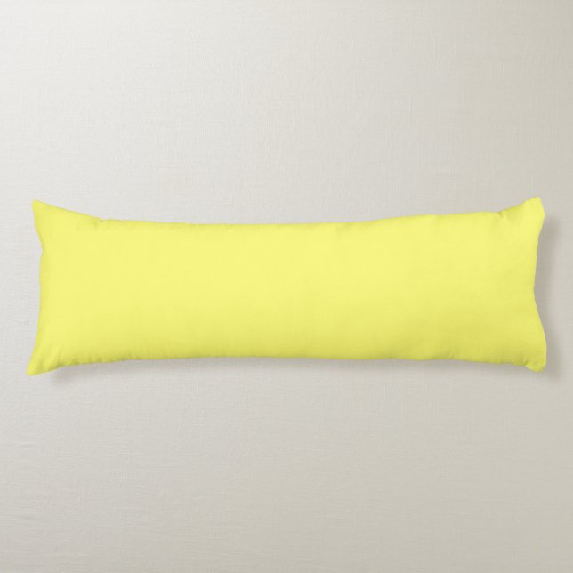 Butter Yellow Body Pillow (Front)