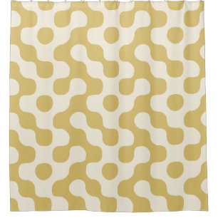 Butter Yellow Bold Retro Geometric Dots