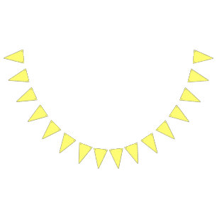 Butter Yellow Bunting Flags