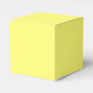 Butter Yellow Favor Box