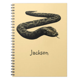 Butter Yellow Green & Orange Frog Notebook