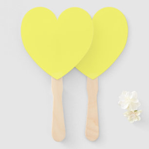 Butter Yellow Hand Fan