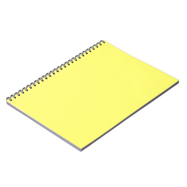 Butter Yellow Notebook (Left Side)