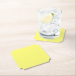 Butter Yellow Paper Coaster<br><div class="desc">Known for its warm tone,  buttery shades of yellow add instant cheer and a sense of comfort to any space,  while easily complementing other hues. An inviting neutral that sits between pale yellow and creamy off-white,  it can be used in both traditional and modern designs.</div>
