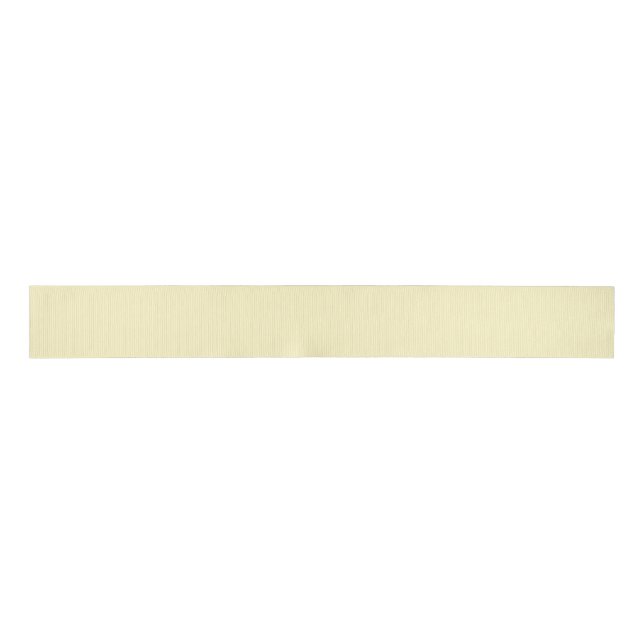 Butter Yellow Solid Color Grosgrain Ribbon (Front)