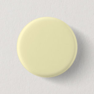 Butter Yellow Solid Colour 1 Inch Round Button