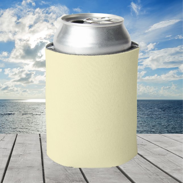 Butter Yellow Solid Colour Can Cooler (Creator Uploaded)