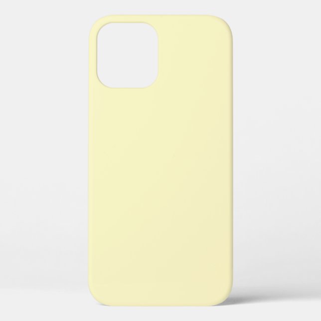 Butter Yellow Solid Colour Case-Mate iPhone Case (Back)