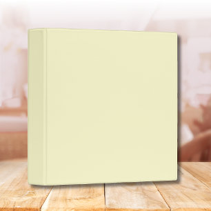 Butter Yellow Solid Colour   Classic Elegant Binder