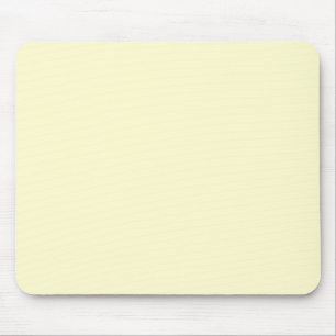 Butter Yellow Solid Colour Classic Elegant Mouse Pad