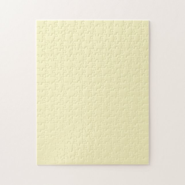 Butter Yellow Solid Colour Jigsaw Puzzle (Vertical)
