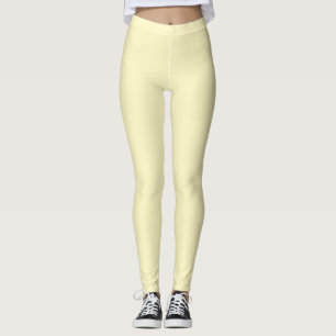 Butter Yellow Solid Colour Leggings
