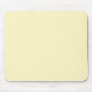 Butter Yellow Solid Colour Mouse Pad