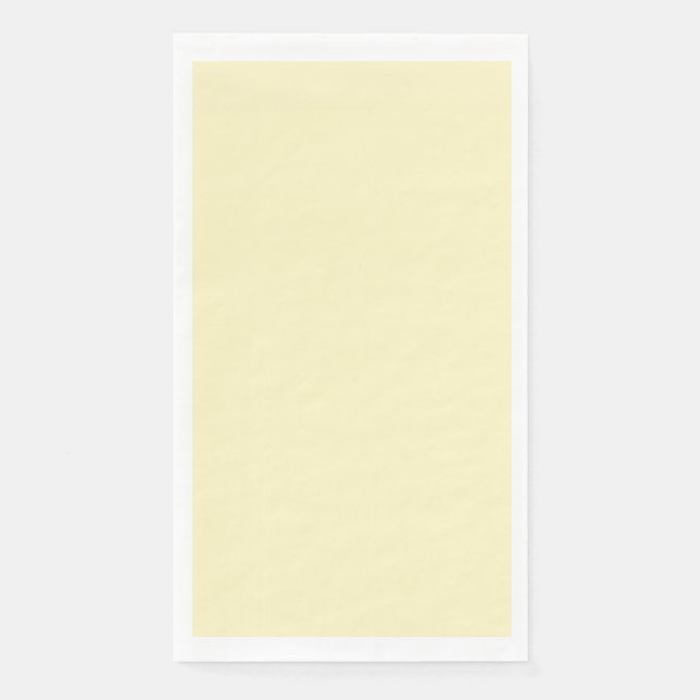 Butter Yellow Solid Colour Napkin (Front)