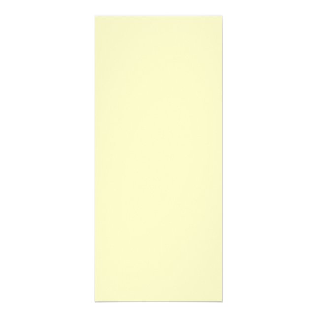 Butter Yellow Solid Colour Rack Card (Front)
