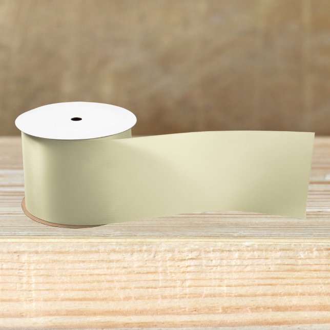 Butter Yellow Solid Colour Satin Ribbon (Creator Uploaded)