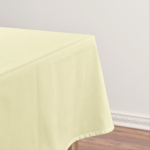 Butter Yellow Solid Colour Tablecloth