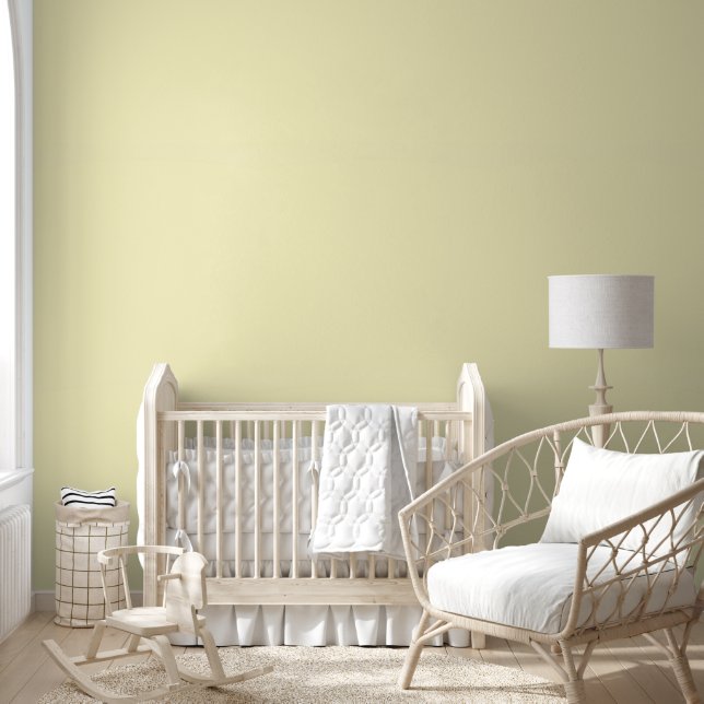 Butter Yellow Solid Colour Wallpaper (Kids)