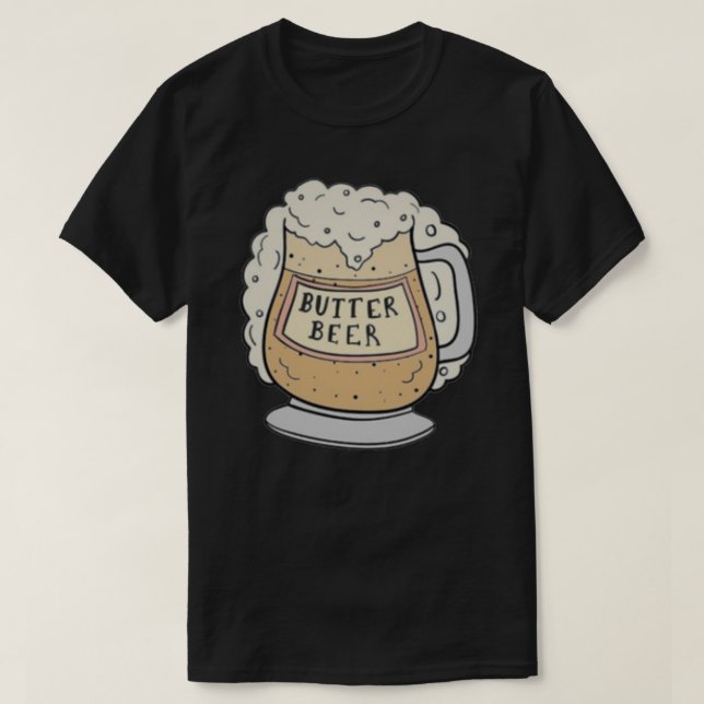ButterBeer Sticker T-Shirt (Design Front)