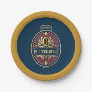 BUTTERBEER™ Vertical Logo Paper Plate