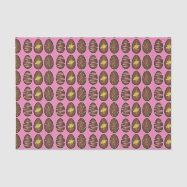 Buttercream Easter Egg Chocolate Eggs Candy Tissue Paper (Front)