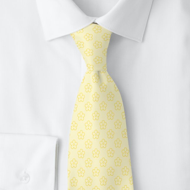 Buttercream Flower Doodle Tie (Creator Uploaded)