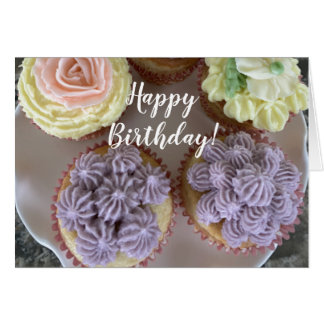 Buttercream Piping Cupcakes For Your Birthday