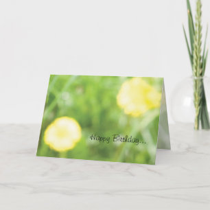Buttercup Birthday Card