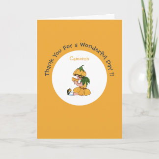 Buttercup Child Whimsical Flower Party Collection Thank You Card