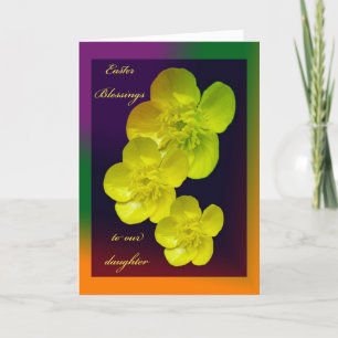 Buttercup Easter Blessings Daughter Card