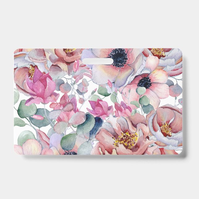 Buttercup Flower Badge (Front)